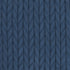 Blue Chunky Braid Throw Pillow